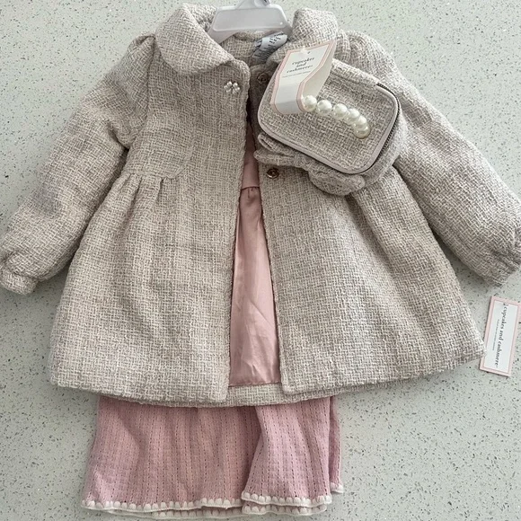 NWT Cupcakes & Cashmere Pink Tweed Texture - Picture 1 of 4